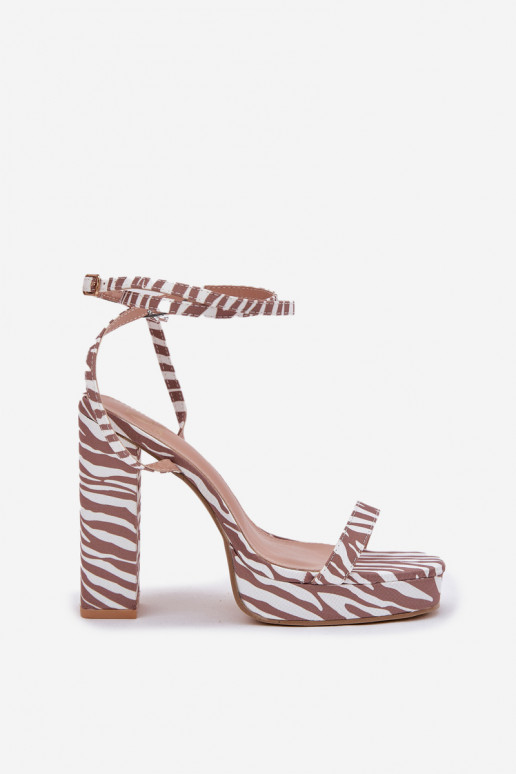Moteriškos basutės  Z su dryžiaisem Zebra Fevenne Moteriškos basutės  Z su dryžiaisem Zebra Fevenne