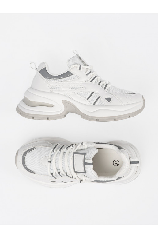  baltos spalvos batai su platforma