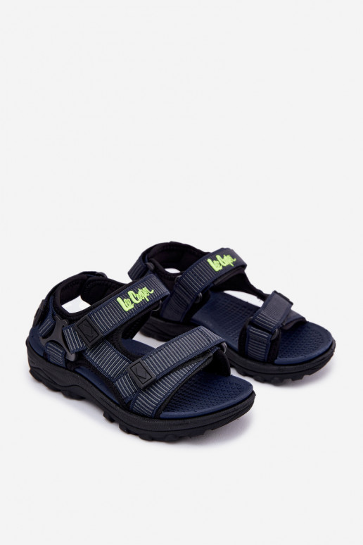Tamsiai mėlynos spalvos vaikiški sandalai, Lee Cooper LCIN-25-34-3569K