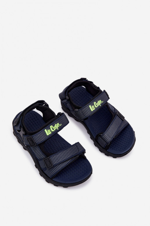 Tamsiai mėlynos spalvos vaikiški sandalai, Lee Cooper LCIN-25-34-3569K
