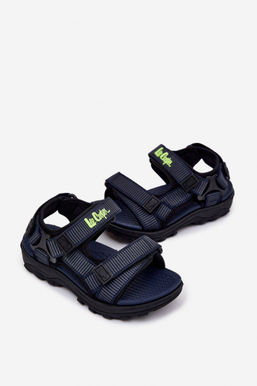Tamsiai mėlynos spalvos vaikiški sandalai, Lee Cooper LCIN-25-34-3569K