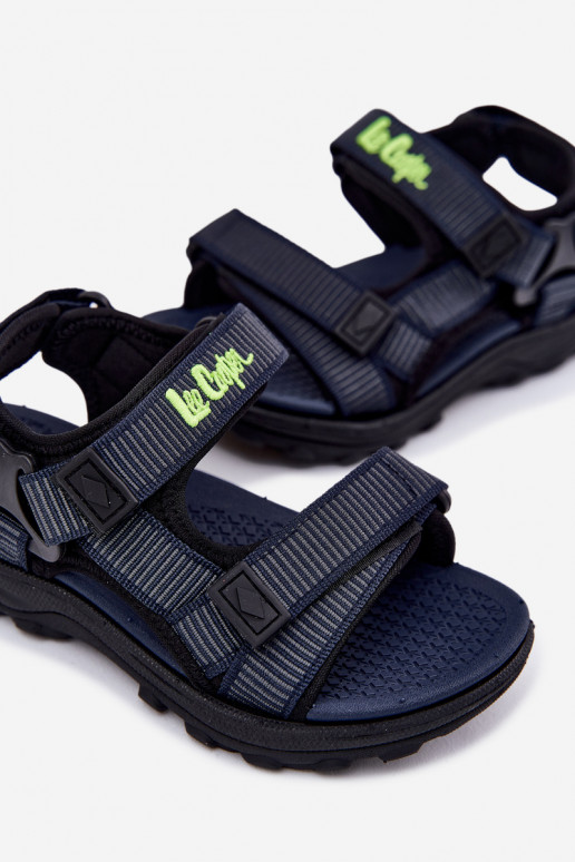 Tamsiai mėlynos spalvos vaikiški sandalai, Lee Cooper LCIN-25-34-3569K