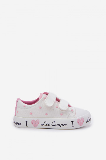 laisvalaikio batai Vaikiški su lipniais užsegimais Lee Cooper LCW-25-02-3264K baltos spalvos 2
