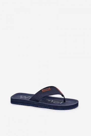 Šlepetės   WRANGLER ZANE FLIPFLOP MEN LOW 20251044.24H tamsiai mėlynos spalvos