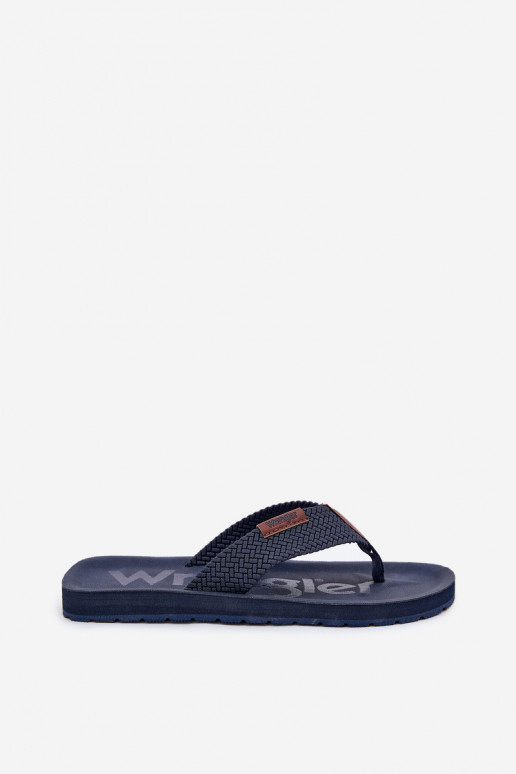 Tamsiai mėlynos spalvos vyriškos šlepetės, INRANGLER ZANE FLIPFLOP MEN LOIN 20251044.24H