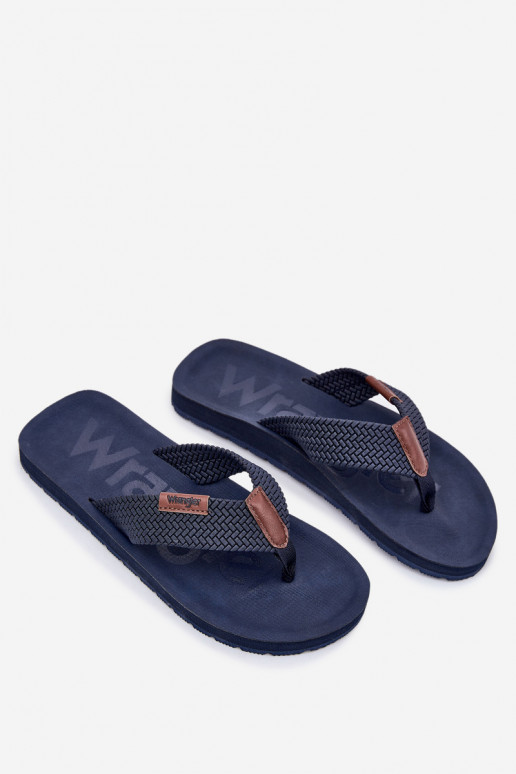 Tamsiai mėlynos spalvos vyriškos šlepetės, INRANGLER ZANE FLIPFLOP MEN LOIN 20251044.24H