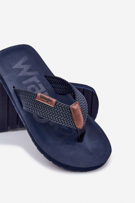 Tamsiai mėlynos spalvos vyriškos šlepetės, INRANGLER ZANE FLIPFLOP MEN LOIN 20251044.24H