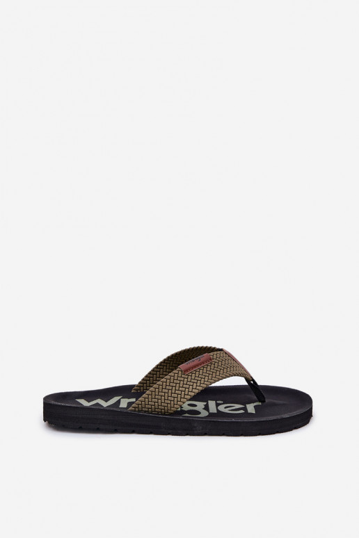 Žalios spalvos vyriškos šlepetės, INRANGLER ZANE FLIPFLOP MEN LOIN 20251044.20251044.57B