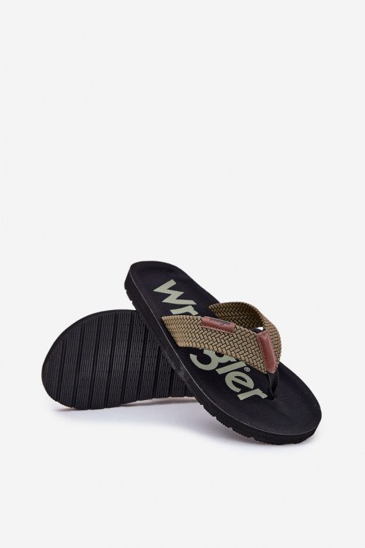Žalios spalvos vyriškos šlepetės, INRANGLER ZANE FLIPFLOP MEN LOIN 20251044.20251044.57B