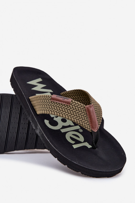 Šlepetės   WRANGLER ZANE FLIPFLOP MEN LOW 20251044.20251044.57B žalios spalvos Šlepetės   WRANGLER ZANE FLIPFLOP MEN LOW 20251044.20251044.57B žalios spalvos