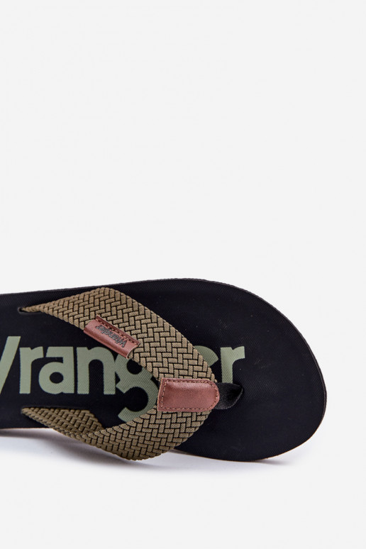 Žalios spalvos vyriškos šlepetės, INRANGLER ZANE FLIPFLOP MEN LOIN 20251044.20251044.57B