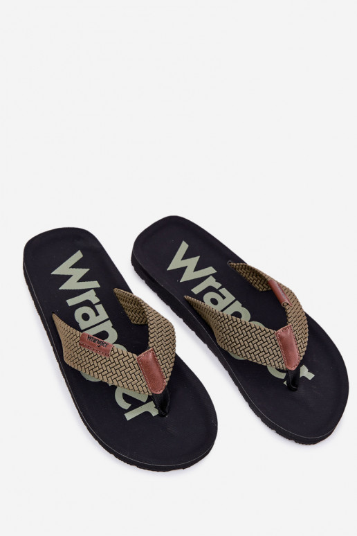 Žalios spalvos vyriškos šlepetės, INRANGLER ZANE FLIPFLOP MEN LOIN 20251044.20251044.57B