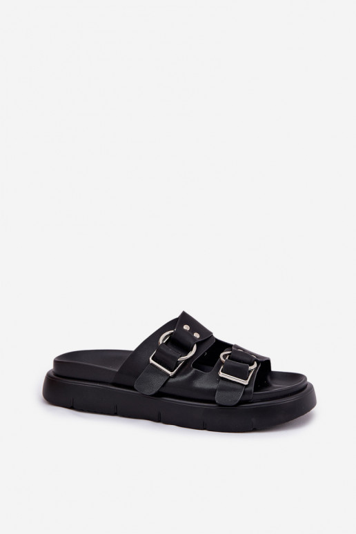 Šlepetės   su sagtimismi Big Star RR274658 Juodos spalvos