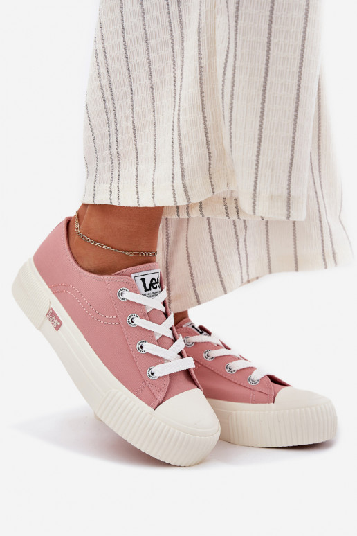 Laisvalaikio bateliai su platforma LEE ISLA C WOMEN LOW 50251001 rožinės spalvos Laisvalaikio bateliai su platforma LEE ISLA C WOMEN LOW 50251001 rožinės spalvos