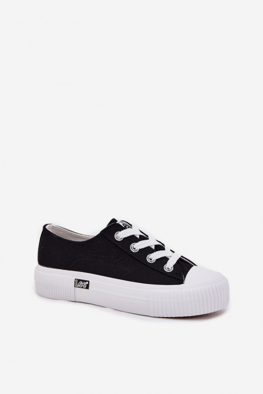 Laisvalaikio bateliai su platforma LEE ISLA C WOMEN LOW 50251001 Juodos spalvos Laisvalaikio bateliai su platforma LEE ISLA C WOMEN LOW 50251001 Juodos spalvos