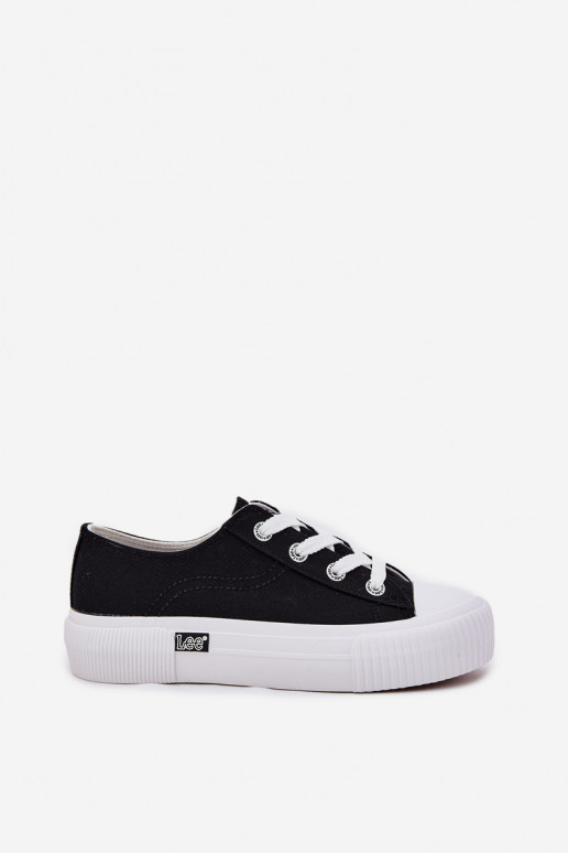 Laisvalaikio bateliai su platforma LEE ISLA C WOMEN LOW 50251001 Juodos spalvos Laisvalaikio bateliai su platforma LEE ISLA C WOMEN LOW 50251001 Juodos spalvos
