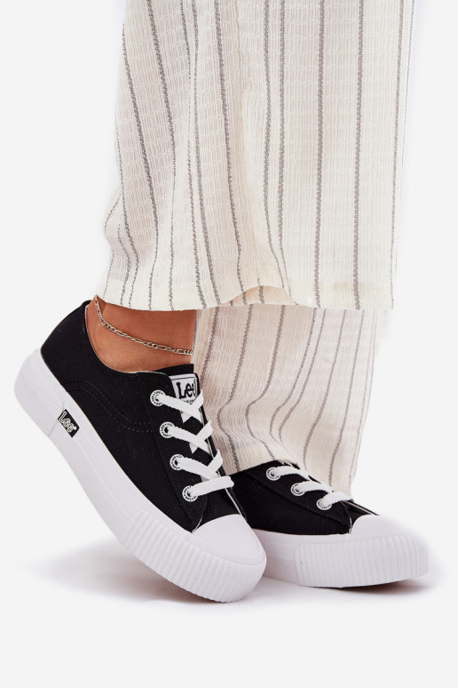 Laisvalaikio bateliai su platforma LEE ISLA C WOMEN LOW 50251001 Juodos spalvos Laisvalaikio bateliai su platforma LEE ISLA C WOMEN LOW 50251001 Juodos spalvos