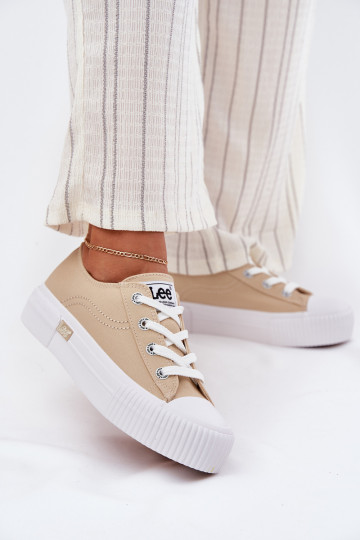 Laisvalaikio bateliai su platforma LEE ISLA C WOMEN LOW 50251001 smėlio spalvos 2