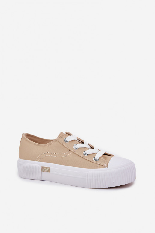 Laisvalaikio bateliai su platforma LEE ISLA C WOMEN LOW 50251001 smėlio spalvos Laisvalaikio bateliai su platforma LEE ISLA C WOMEN LOW 50251001 smėlio spalvos