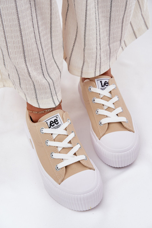 Laisvalaikio bateliai su platforma LEE ISLA C WOMEN LOW 50251001 smėlio spalvos Laisvalaikio bateliai su platforma LEE ISLA C WOMEN LOW 50251001 smėlio spalvos