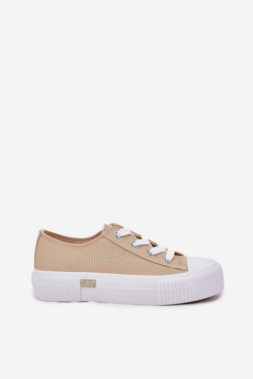 Laisvalaikio bateliai su platforma LEE ISLA C WOMEN LOW 50251001 smėlio spalvos Laisvalaikio bateliai su platforma LEE ISLA C WOMEN LOW 50251001 smėlio spalvos
