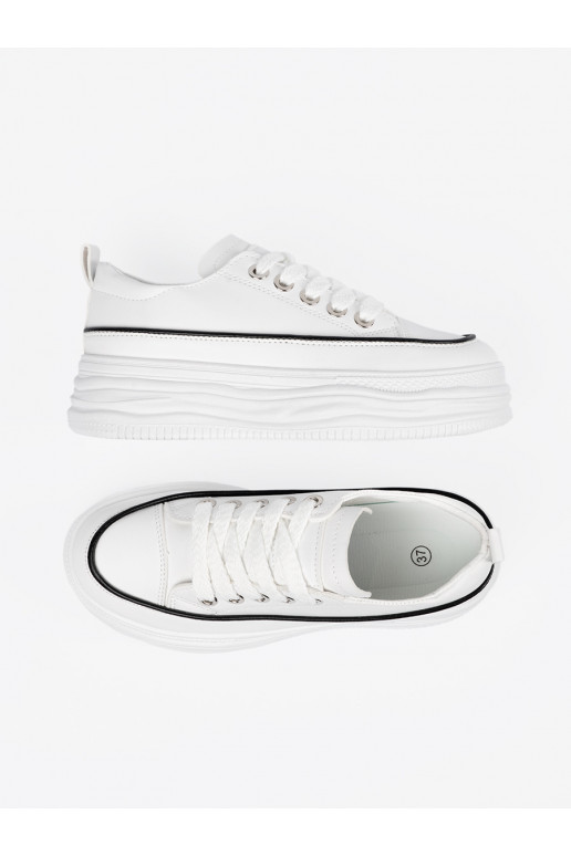  batai baltos spalvos su platforma