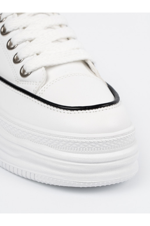  batai baltos spalvos su platforma