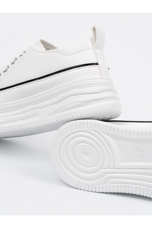  batai baltos spalvos su platforma