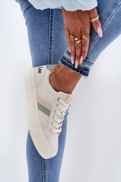 modelio batai  LEE LAYLA WOMEN LOW 50251003 Zgaszona Biel  modelio batai  LEE LAYLA WOMEN LOW 50251003 Zgaszona Biel