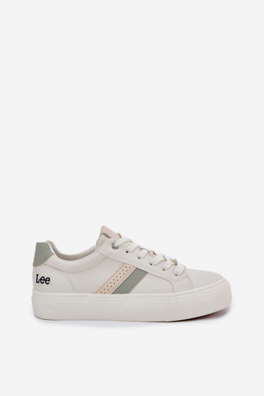 modelio batai  LEE LAYLA WOMEN LOW 50251003 Zgaszona Biel  modelio batai  LEE LAYLA WOMEN LOW 50251003 Zgaszona Biel