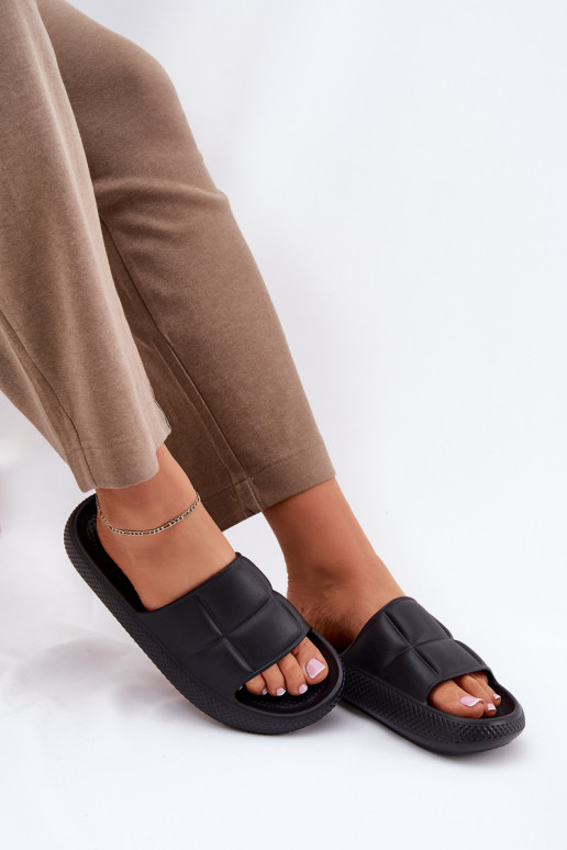  Moteriškos šlepetės LEE MAYA SLIDER WOMEN LOW 50251016 Juodos spalvos