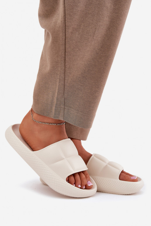  Moteriškos šlepetės LEE MAYA SLIDER WOMEN LOW 50251016 smėlio spalvos