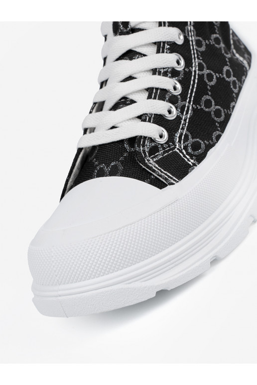 su raišteliais juodos spalvos batai su platforma