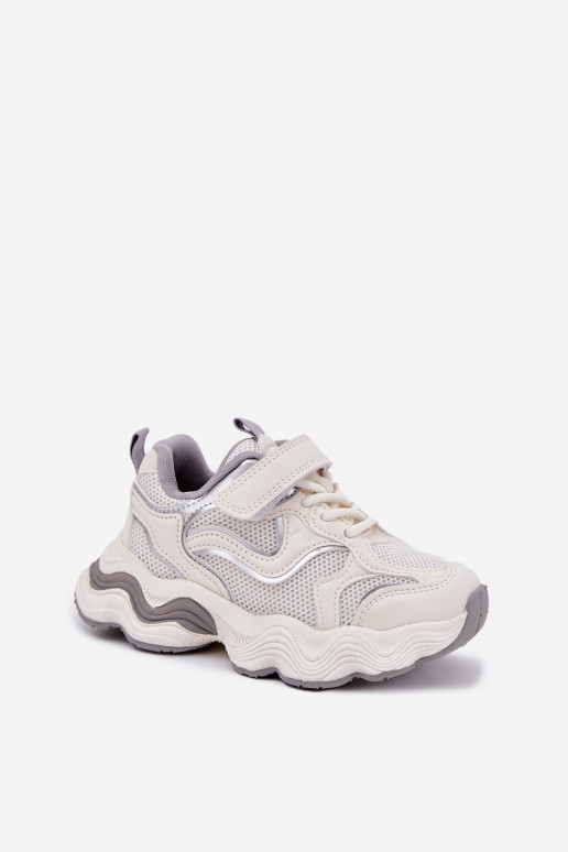  modelio batai Vaikiški su masyviu padu baltos spalvos Lianees