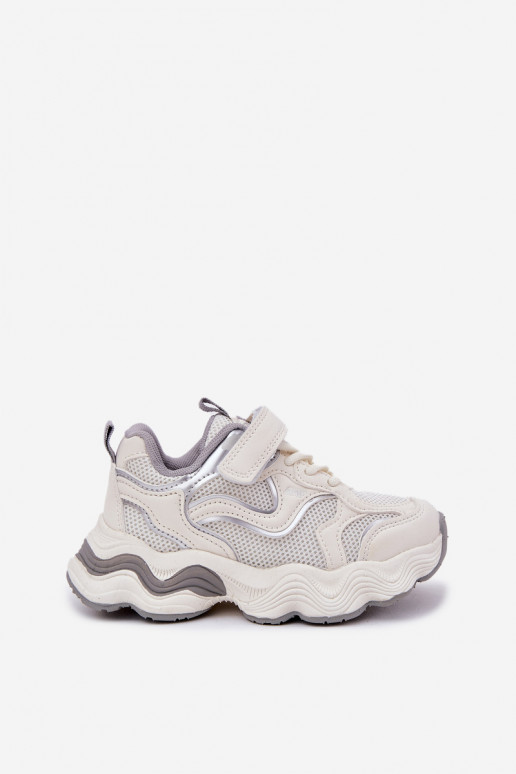  modelio batai Vaikiški su masyviu padu baltos spalvos Lianees