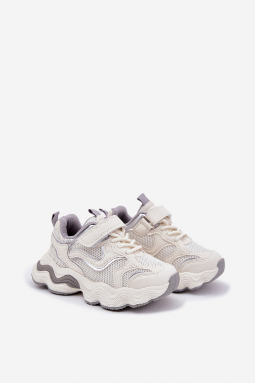  modelio batai Vaikiški su masyviu padu baltos spalvos Lianees