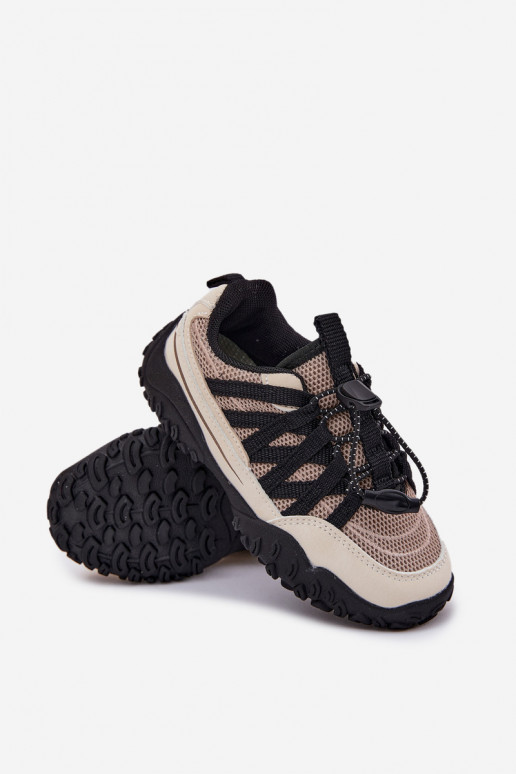  modelio batai Vaikiški su užtempiamu užsegimu smėlio spalvos Nanelita