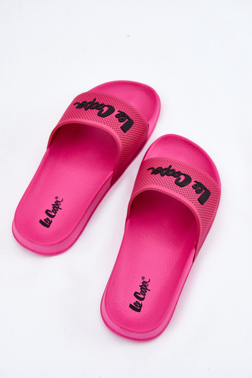 Rožinės spalvos moteriškos šlepetės, Lee Cooper LCIN-25-07-3521L