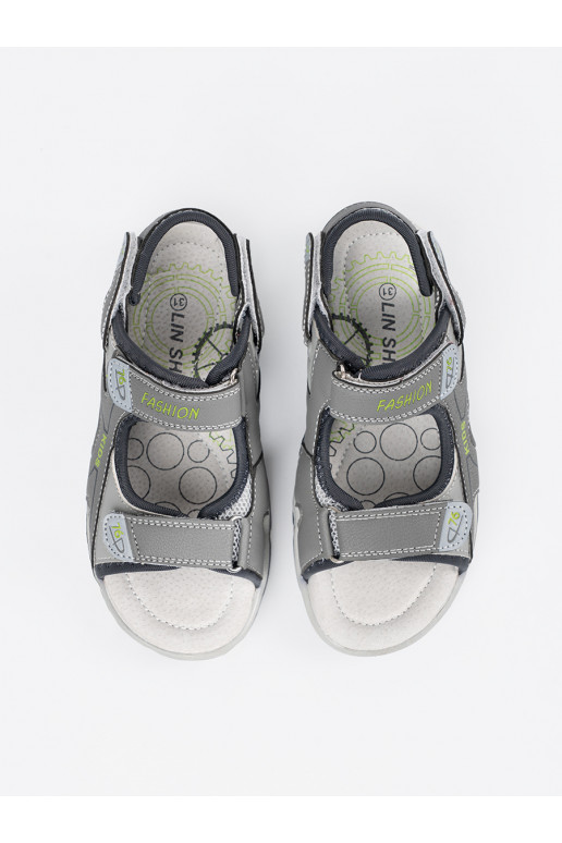 berniukų sandalai pilkos spalvos