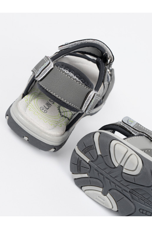 berniukų sandalai pilkos spalvos