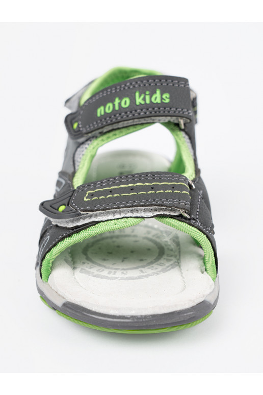 pilkos spalvos sandalai 