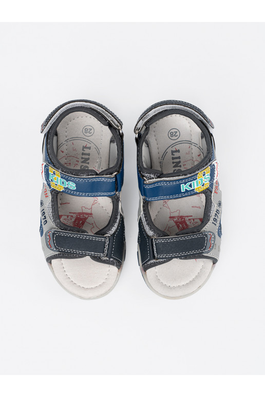mėlynos spalvos sandalai chłopiece