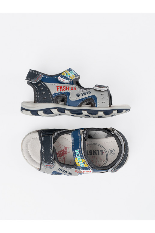 mėlynos spalvos sandalai chłopiece