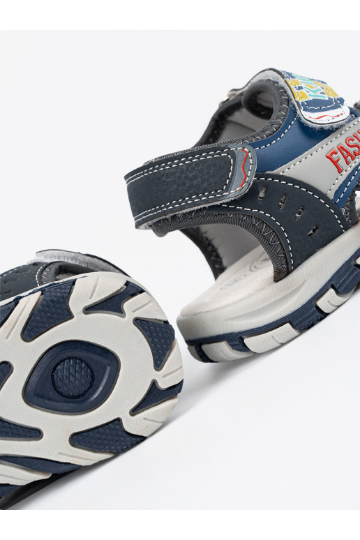 mėlynos spalvos sandalai chłopiece