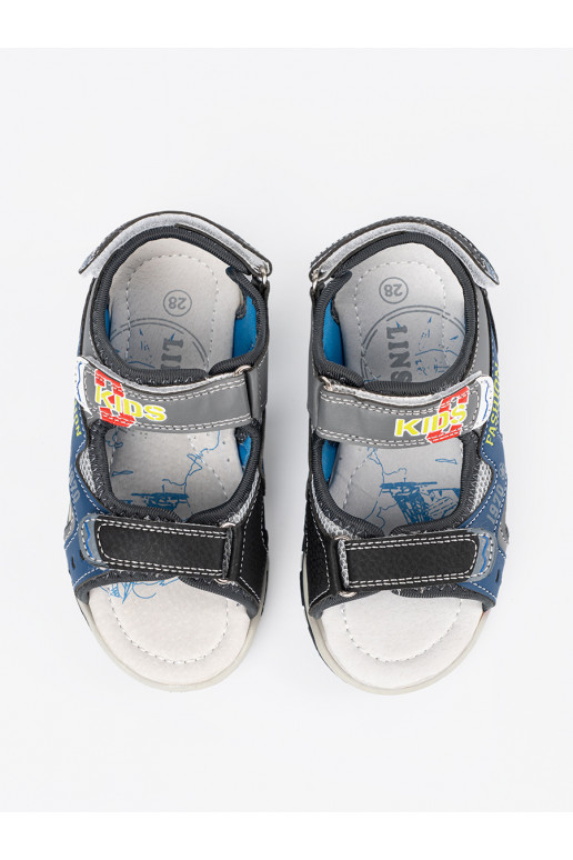 berniukų sandalai mėlynos spalvos berniukų sandalai mėlynos spalvos