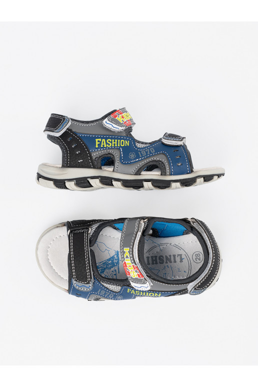 berniukų sandalai mėlynos spalvos berniukų sandalai mėlynos spalvos