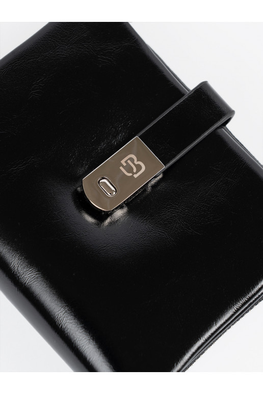 juodos spalvos elegancki Moteriška piniginė