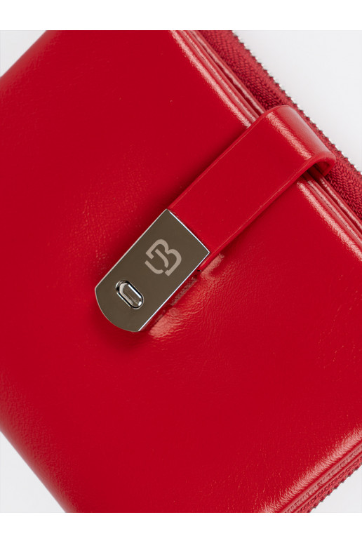 raudonos spalvos elegancki Moteriška piniginė