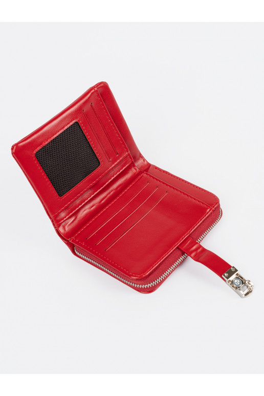raudonos spalvos elegancki Moteriška piniginė