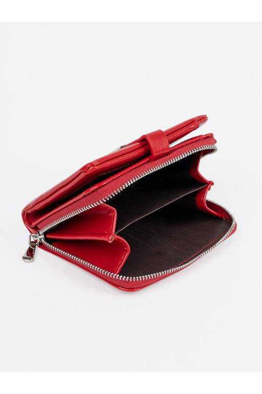 raudonos spalvos elegancki Moteriška piniginė